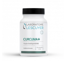 Packshot du produit Curcuma+, haute biodisponibilité. 