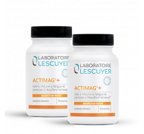 Packshot duo Actimag+, aide à réduire la fatigue et participe à l'équilibre nerveux