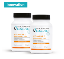 Photo produit duo Vitamine C Liposomale 1000, énergie, vitalité et système immunitaire. 