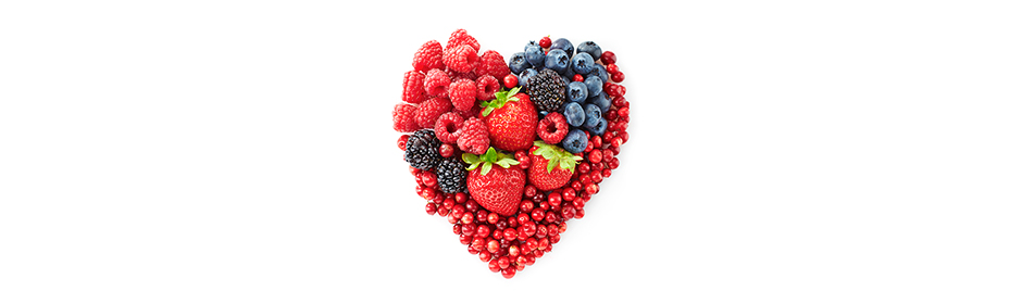 Fruits en coeur